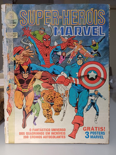 Álbum De Figurinhas   Super-heróis  Marvel  