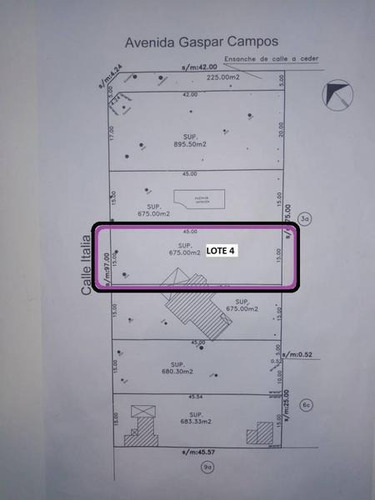 Imagen 1 de 2 de Lote En Venta, San Miguel