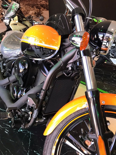 Imagen 15 de 20 de Kawasaki Vulcan 900 Custom 2022 0km Naranja