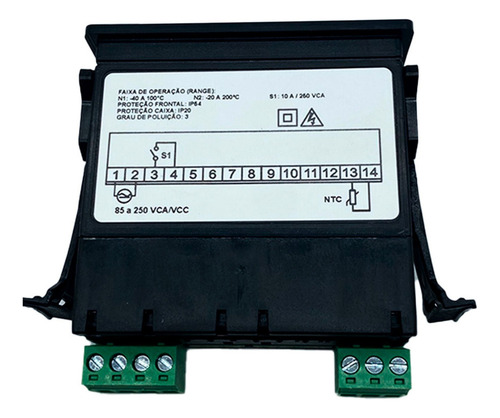Controlador Temperatura 1s Relé Inv-kc1-01-h-r20 Inova (i)