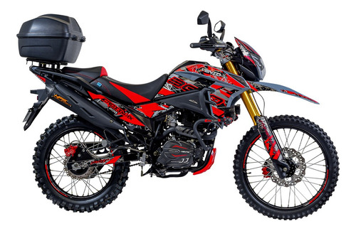 Motocicleta Doble Propósito Vento Crossmax 300 Rally Gris Oscuro