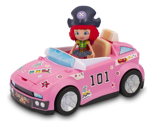 Pinocchio - Coche Con Mini Figura Color Rosa claro