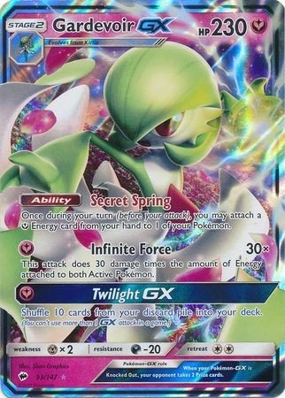 Gardevoir-gx - 93/147 - Ultra Rare - Sun Y La Luna: Sombras 