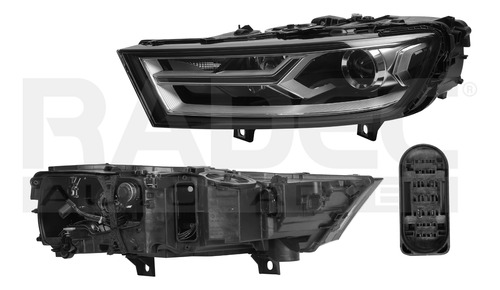 Faro Audi Q7 2016 - 2019 Elec C/motor C/led Xenon Depo Izq