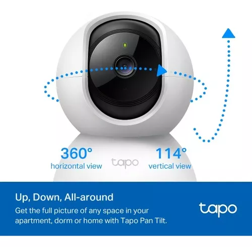 Tp Link Tapo C200 Cámara Wi-Fi Rotatoria de Seguridad para Casa 
