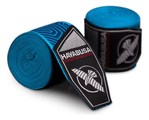 Hayabusa - Vendas De Mano, Elasticidad Perfecta Color Azul Acero