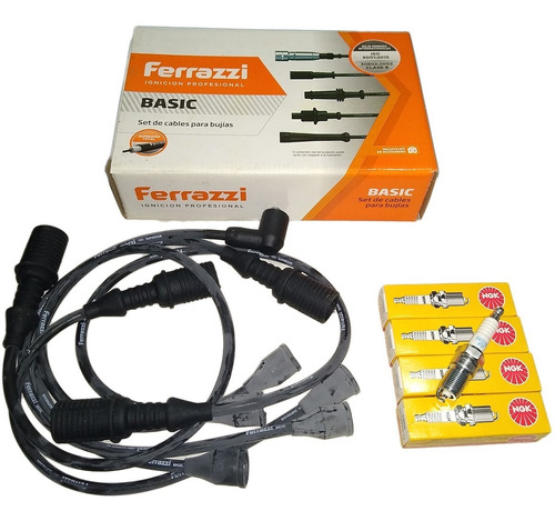 Juego Cables Y Bujias Renault 18 21 Fuego Motor 2.0 2.2 Kit