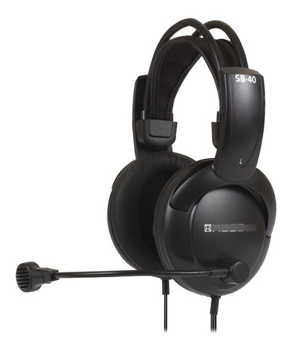 Koss Sb40 Full-size Communication Headset With Noise-canceli