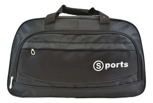 Bolso Deportivo Negro Futbol Beisbol Físico Bola 8 Uruguay.