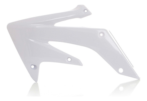 Set De Aletas Radiador Blanco Honda Crf 250 R 2004 Cafe Race