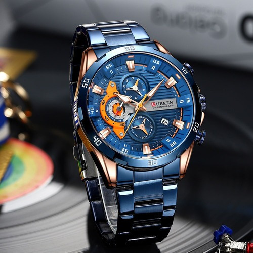 Reloj De Cuarzo Para Hombre Curren Reloj Clásico P De Moda P