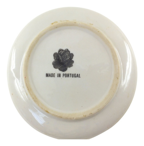Imagem 2 de 2 de Cinzeiro Recordação De Aljustrel Portugal Porcelana B4497