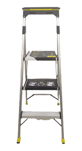 Escalera Aluminio Plataforma Doble 3 Tramos Gorilla Ladders