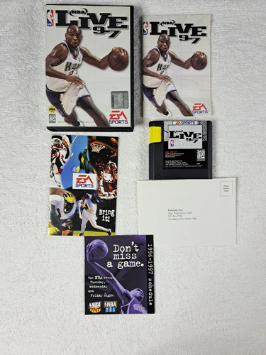 Nba Live 97 Americano Completo Sega Mega Drive Faço 125