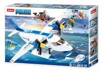 Comprar Sluban B0826 Hidroavion Policia 380 Piezas 3 Minifiguras Versión Del Personaje Avion