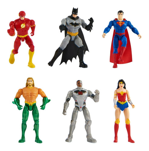 Figuras Dc Comic  Liga De La Justicia X6