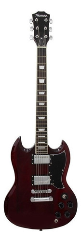 Guitarra elétrica Thomaz TEG-340 sg de  madeira maciça royal wine com diapasão de pau-rosa