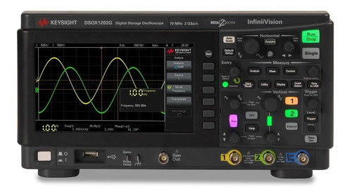 Osciloscópio 70mh Com Gerador E Decode Keysight Dsox1202g