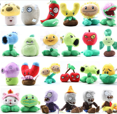 Peluche Plantas Vs Zombies Peluches Envio Gratis 5 Piezas