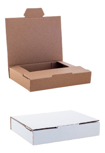 25 Cajas 13x11x3 Cartón Micro Corrugado Armable Para Envíos