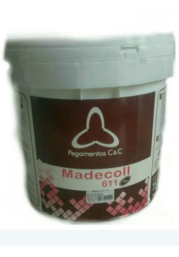Pega Madecoll 611 Cuñete Cola Blanca Clase A Couttenye Formi