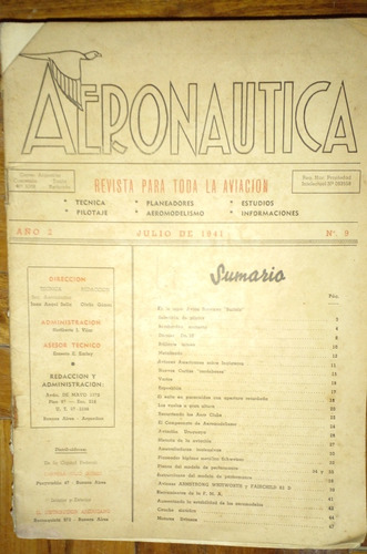 Revista Aeronáutica 1941