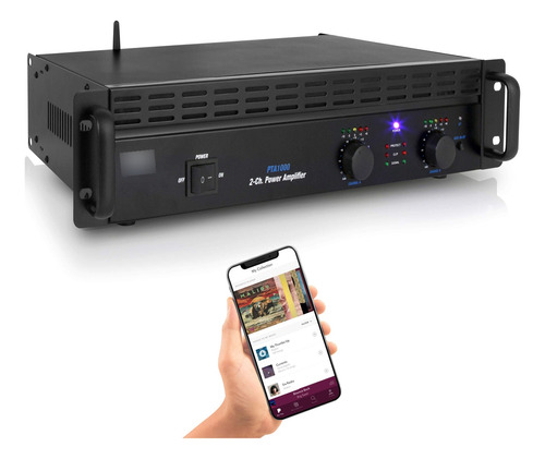 Pyle Amplificador De Potencia Bluetooth De Audio Profesional