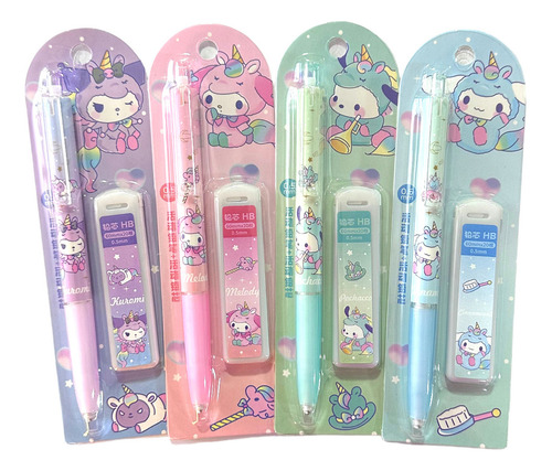 Portaminas Sanrio Friends Kuromi Cinnamoroll Melody Pochacco