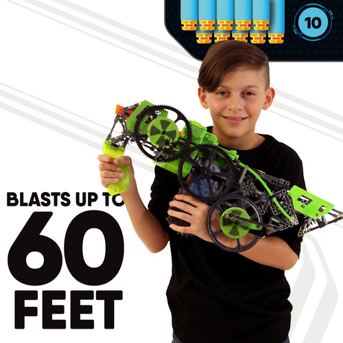 Juguete De Construcción K'nex Cyber-x C10 Crypto Crank Con M