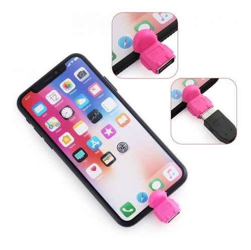 Adaptador Otg M4 Usb 2.0 Hembra A Micro Usb V8 P/ Celular