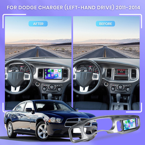 Zk Radio De Coche De 9 Pulgadas Para Dodge Charger