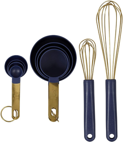 Set De Utencilios Para Mezclar Y Medir Azul C/10 2103-0-0069