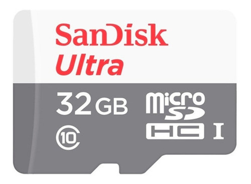 Tarjeta de memoria SanDisk SDSQUNS-032G-GN3MA  Ultra con adaptador SD 32GB