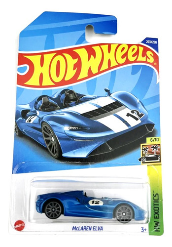 Hot Wheels Mclaren Elva Original Coleccionable