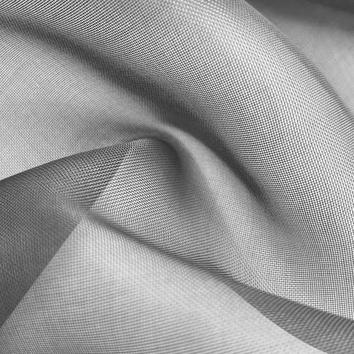 Tela Voile 1 Metro X 3,0 Ancho Ideal Cortinas Decoracion Gris Medio Liso