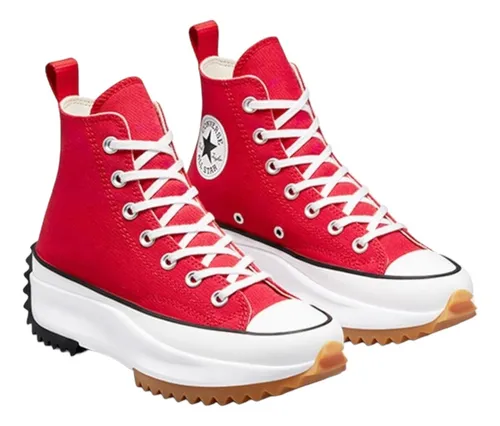 Converse roja plataforma hotsell