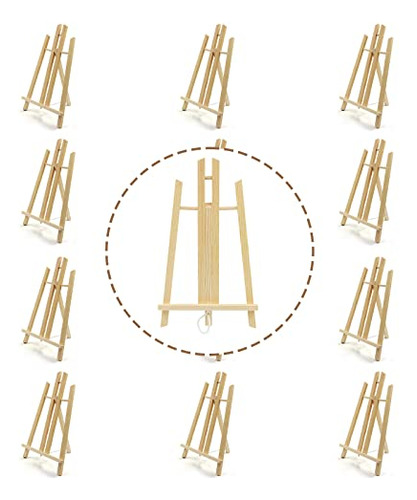 12 Pack 11.8 Tabletop Easel, Portable A-frame TriPod W...