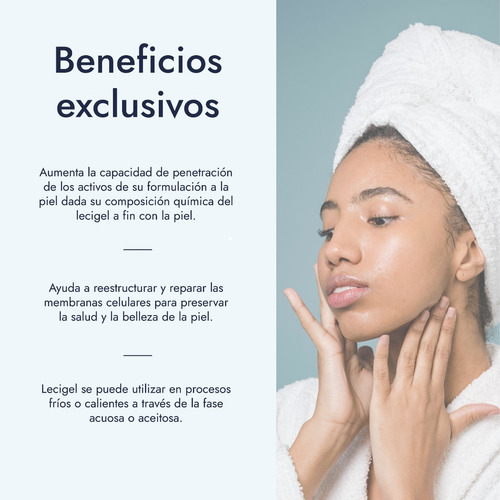 Imagen 4 de 10 de Lecigel Gelificante Espesante 10g (serum, Cremas En Gel)