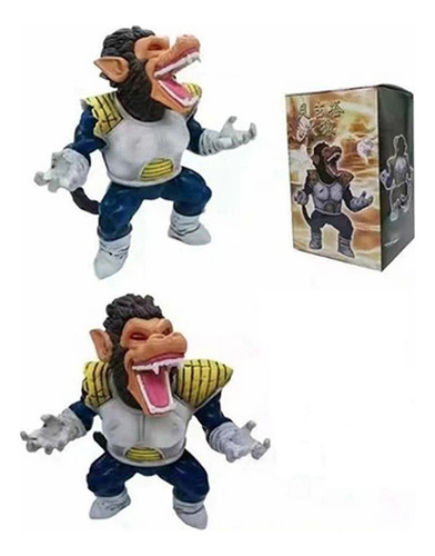 Figura Do Macaco Rugindo De Dragon Ball Vegeta, Boneca Goril