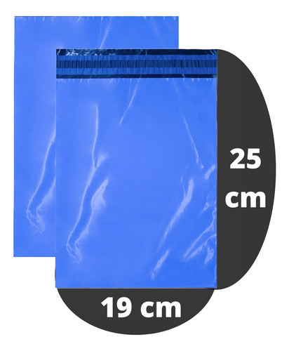 Envelope De Segurança Azul 19x25 1000 Un