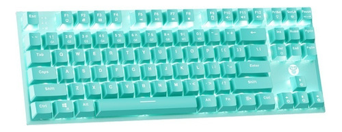 Teclado Mecanico Fantech Maxfit87 Switches Rojo Color Menta