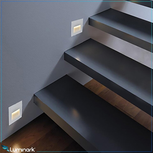 Imagem 3 de 6 de Balizador Led 3w Parede Embutir Escada Luminária Bivolt Ip65