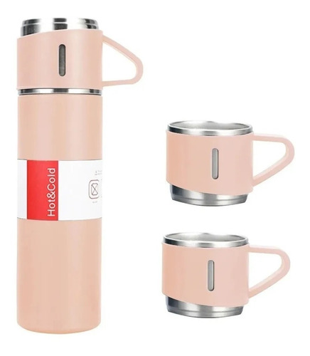 Set Termo Vaso Termico Portátil Vasos Termicos Cafe + Tazas