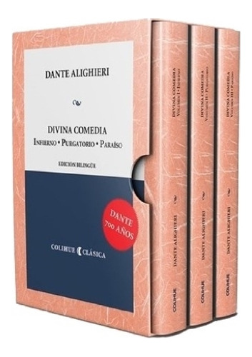 La Divina Comedia Completa - Pack 3 Tomos - Dante Alighieri