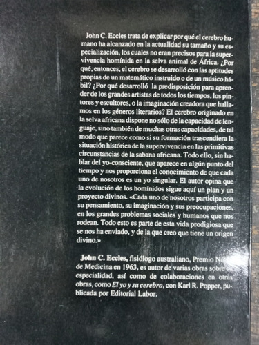 Imagen 2 de 6 de La Evolucion Del Cerebro * Creacion Conciencia * John Eccles