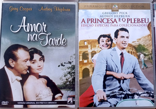 6 Dvd Audrey Hepburn - Infamia, Charada, Amor Na Tarde