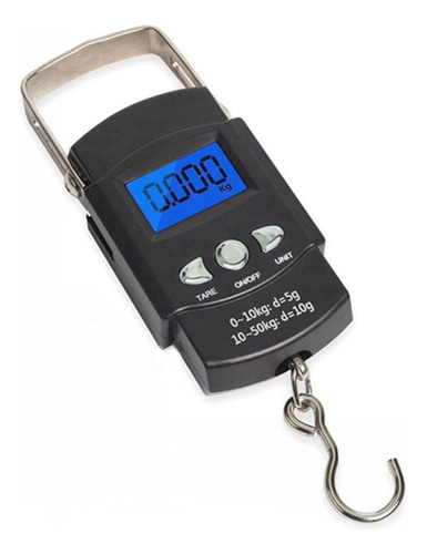 1 Báscula De Viaje De 50 Kg, Báscula De Pesca Digital Sin Ba