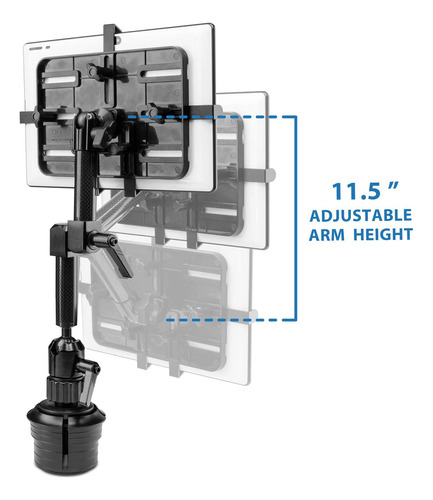 Soporte Portavasos Para Tableta Mount-it! Premium Para Coche