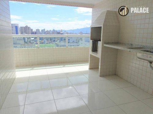 Apartamento Com 3 Dormitórios À Venda, 136 M² Por R$ 599.500,00 - Vila Guilhermina - Praia Grande/sp - Ap2544