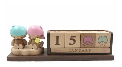 Calendario Perpetuo Madera Little Twin Stars Sanrio
